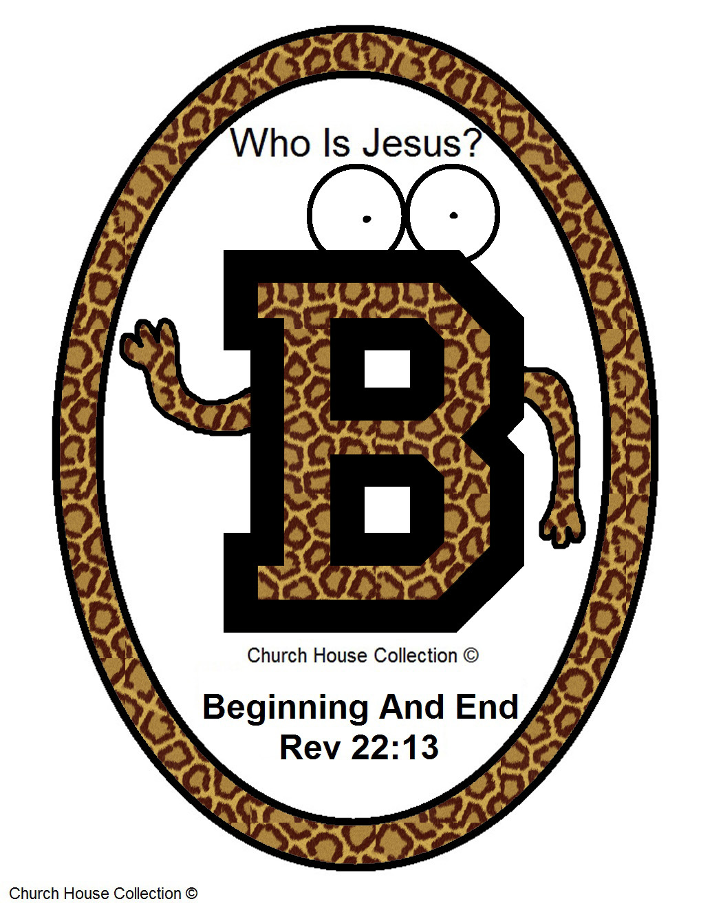 ABC's "Who Is Jesus?" White Binder With Clear Front Pocket